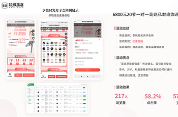 營銷拓客瑜伽案例-享悅時光月子會所